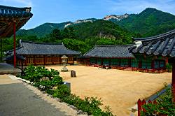 Tempel im Seoraksan Nationalpark, Südkorea